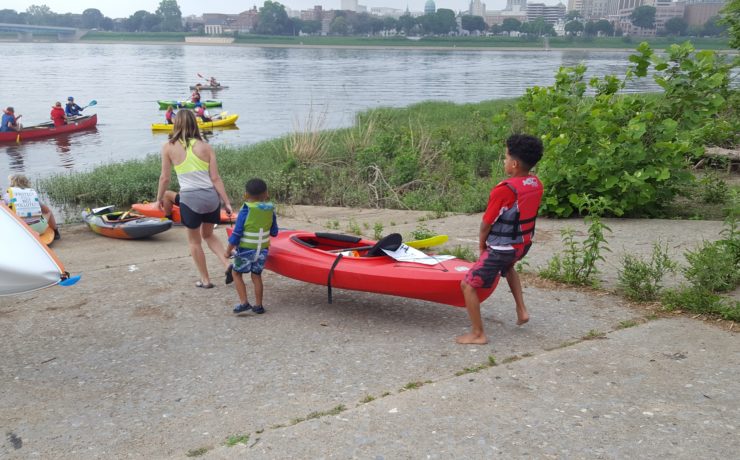 kids launching into the susquehanna scaled