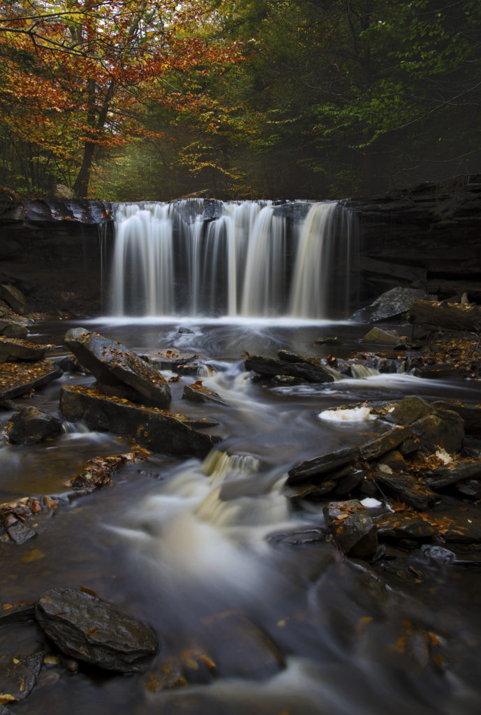 waterfall at Ricketts Glen State Park