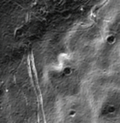Dark circles are remnants of charcoal hearths as seen through LiDAR.