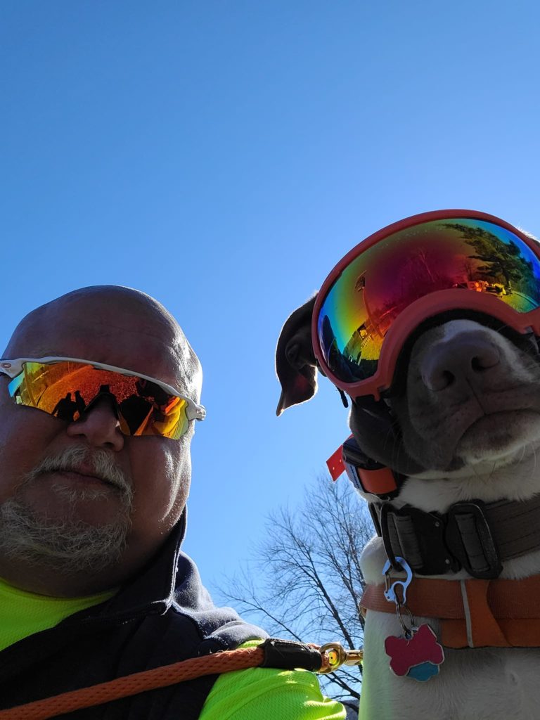 Wally and Brian at Lackawana State Park WinterFest