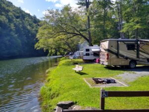 Kettle Creek State Park Lower Campground2
