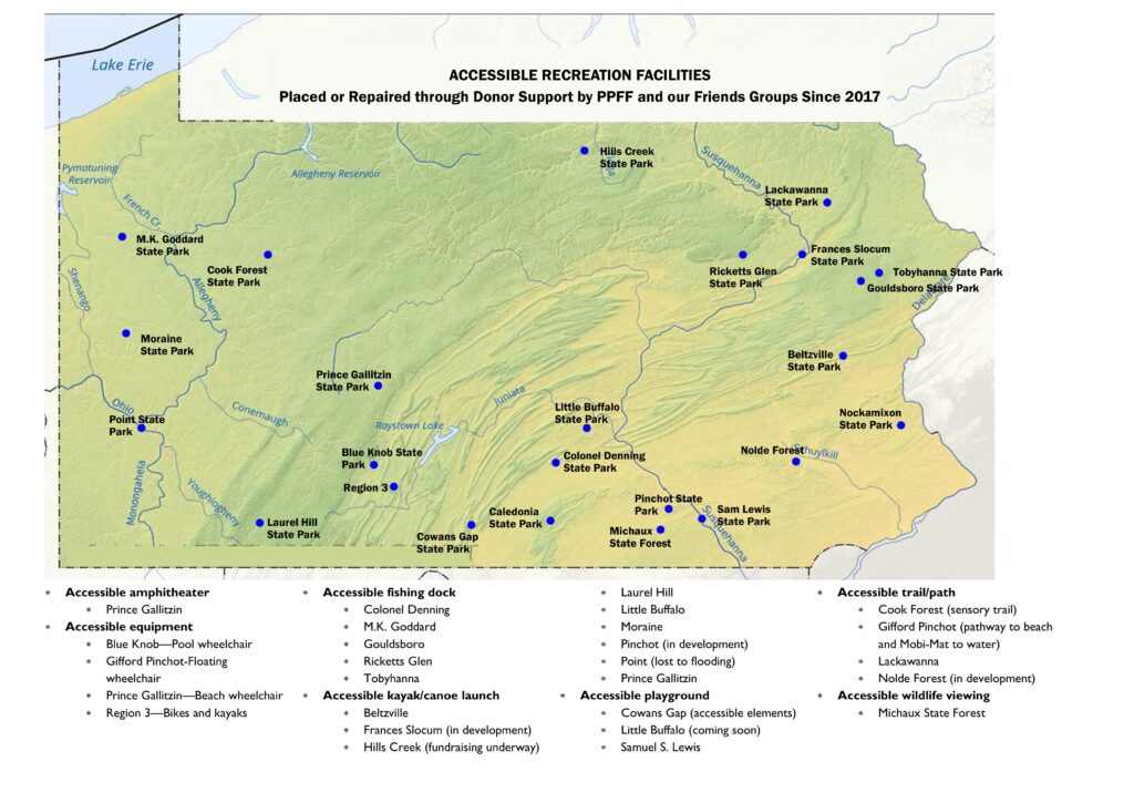 accessible recreation map