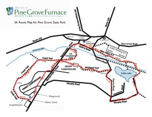 pine grove 5k route