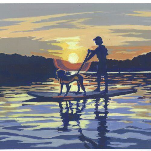 08 paddleboard with pup