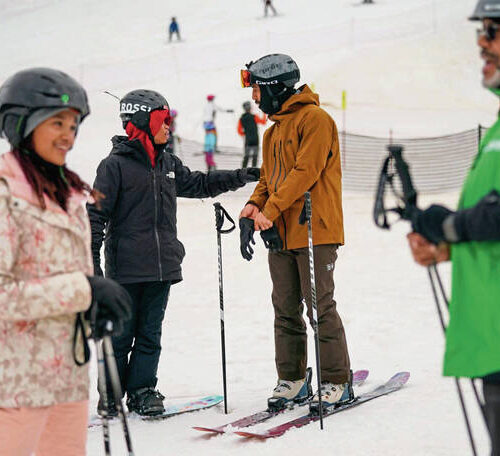 shoffner hitting the slopes